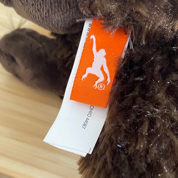 Brown Stuffed Otter with Purple Heart - Picture 5 of 5